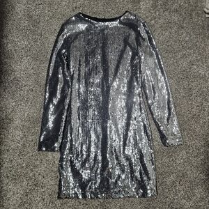 Forever 21 Silver Sequin Dress